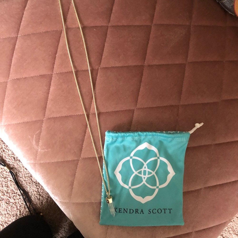 Clear crystal Kendra Scott Necklace